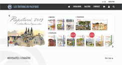 Desktop Screenshot of leseditionsdupacifique.com
